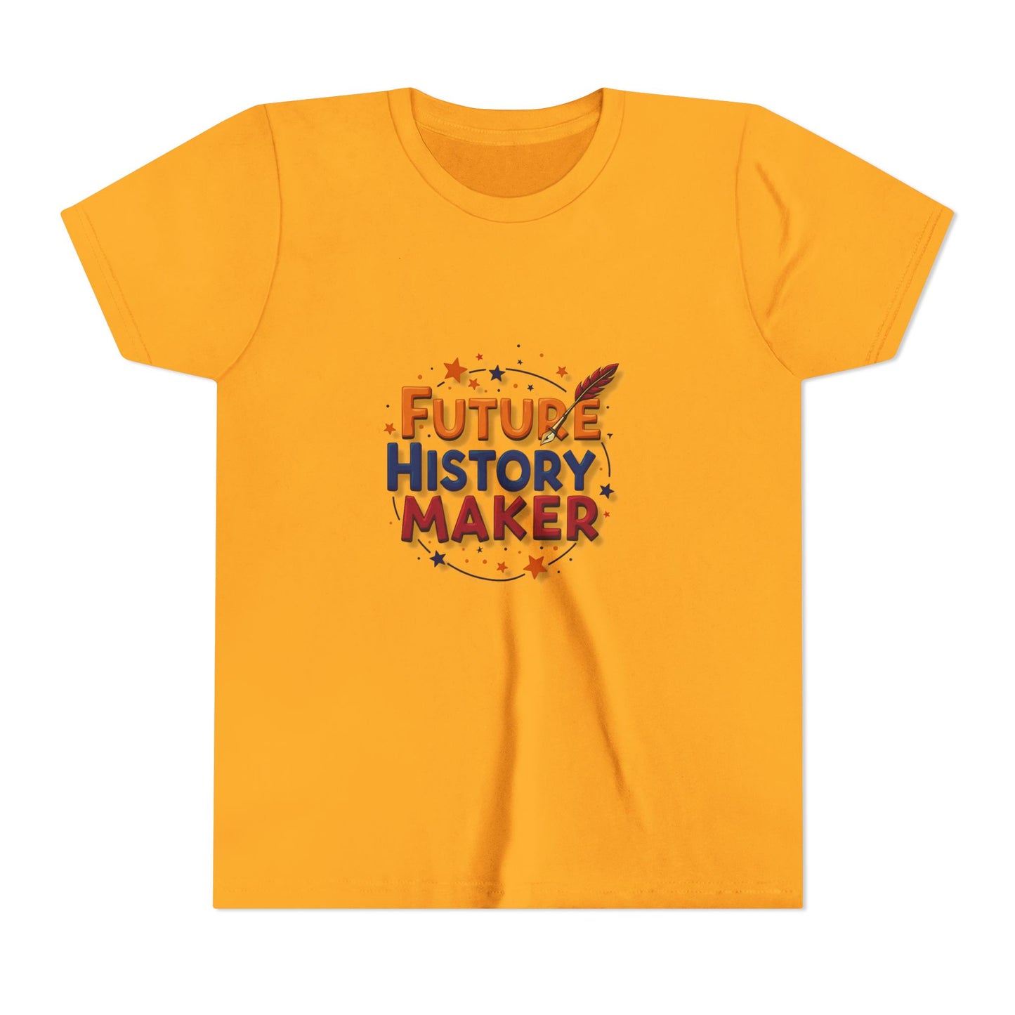 Youth Tee – "Future History Maker" Patriotic Kids T-Shirt (Boys & Girls)