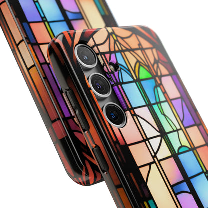Phone Case: 'Saintly' Stained Glass is Tough