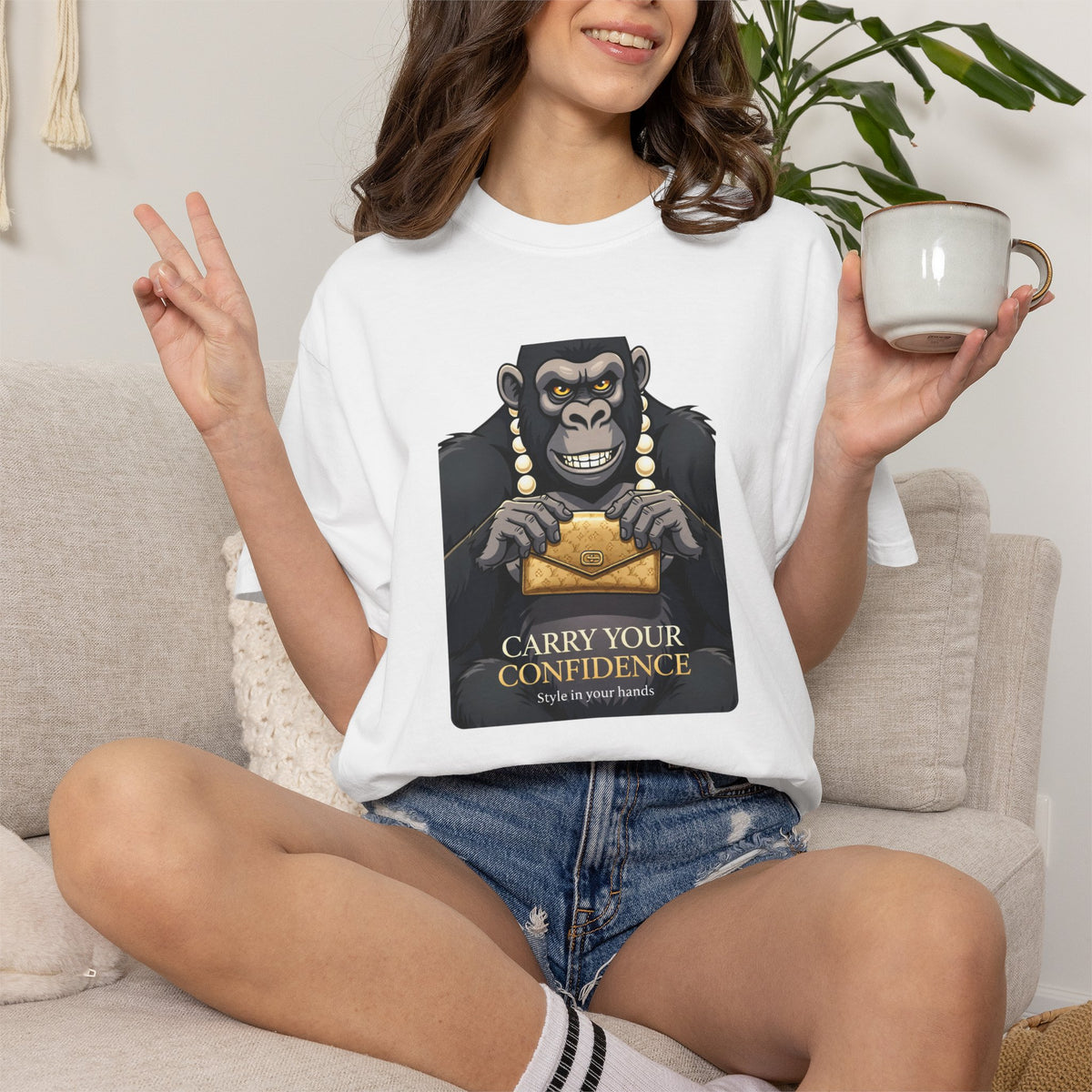 Girl‑Girl™ 01A · “Carry Your Confidence” Unisex Tee
