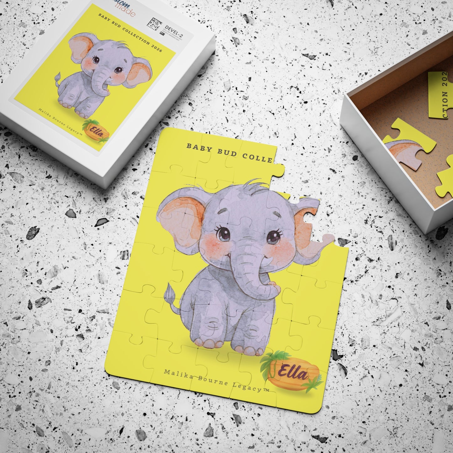 Ella the Elephant – 30‑Piece Kids’ Puzzle (Baby Bud Collection)