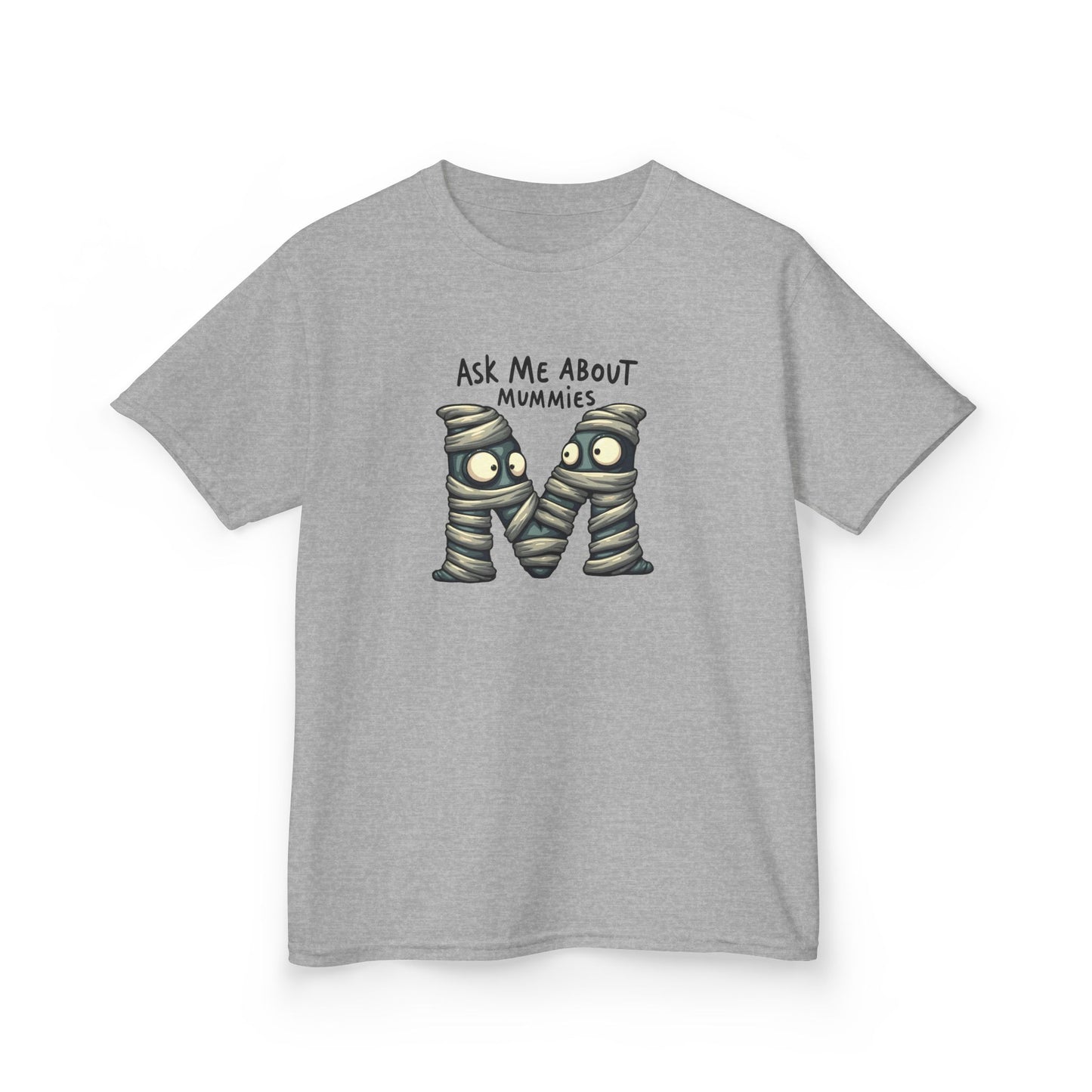 Ask Me About Mummies – Kids Heavy Cotton™ Tee (Gildan 5000B)