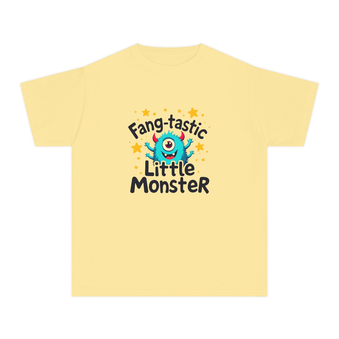 Fang-tastic Little Monster Youth Tee — Cute Kid Halloween Shirt