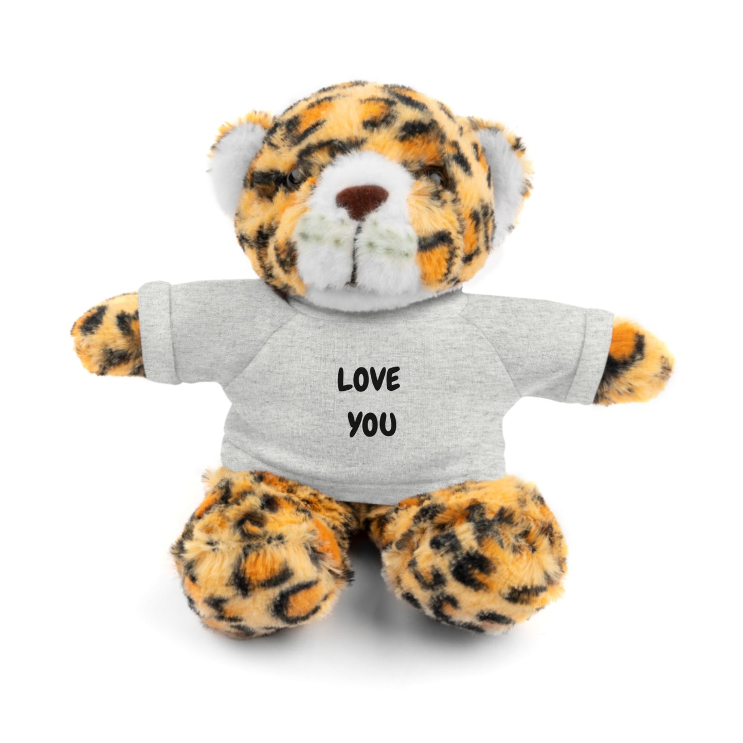 'Love You' Plush Animal with Tee — Cute & Cuddly Stuff with Support for your Home Team