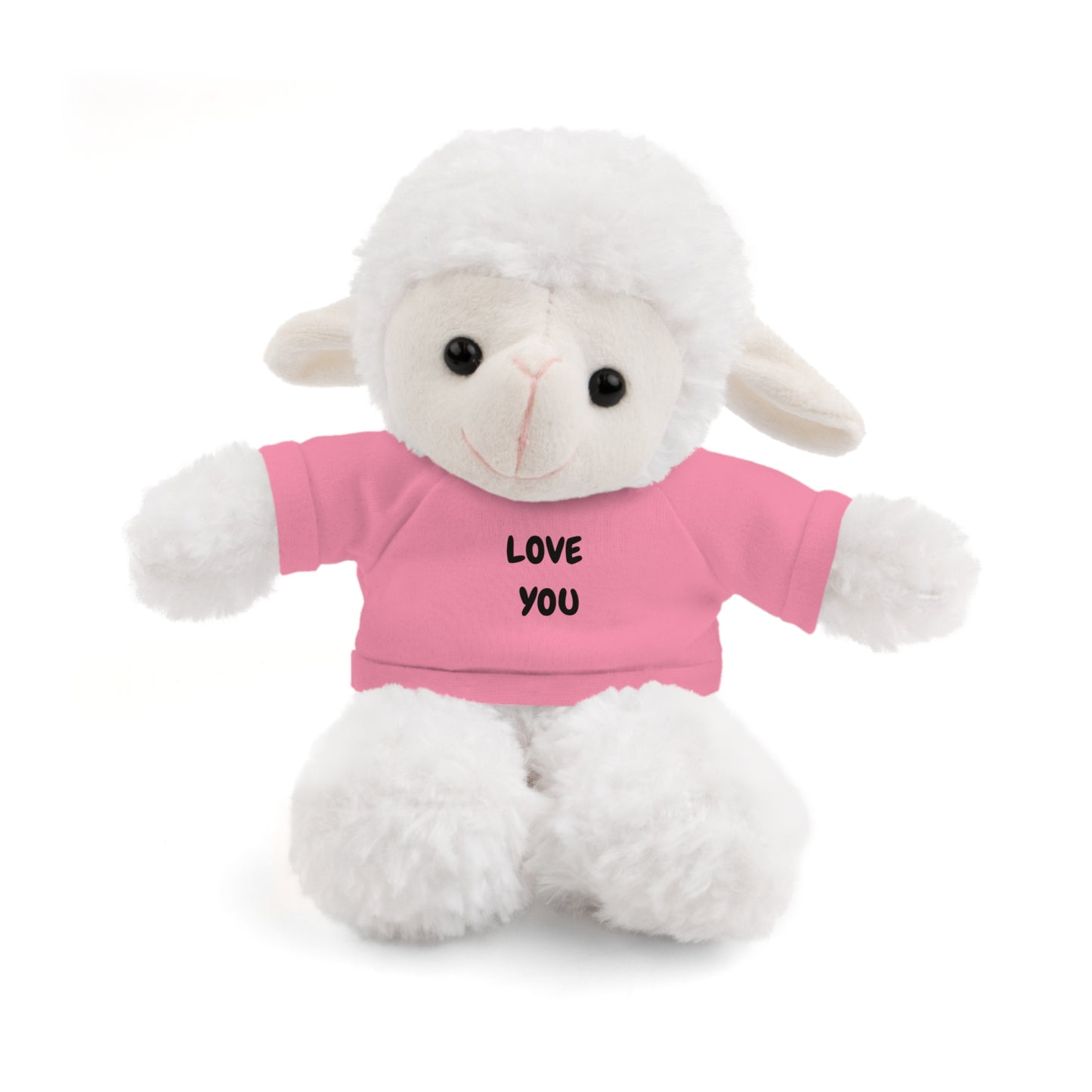 'Love You' Plush Animal with Tee — Cute & Cuddly Stuff with Support for your Home Team