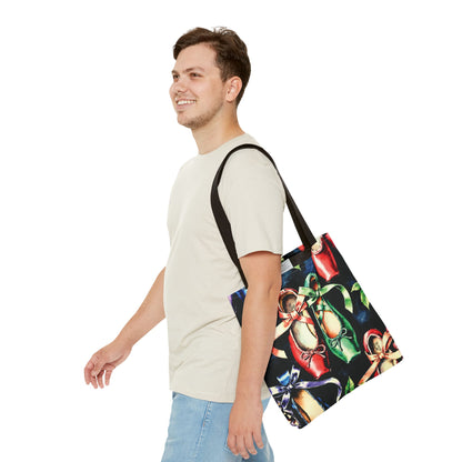 EcoTote: Colorful Ballet Slippers — All‑Over Dance Shoes Carry‑All