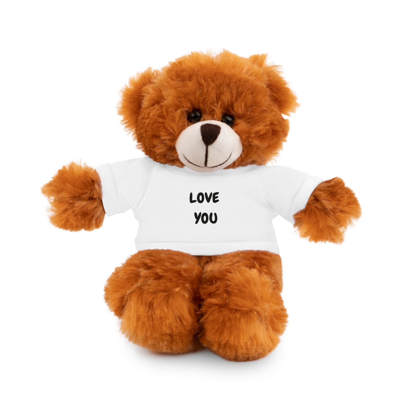'Love You' Plush Animal with Tee — Cute & Cuddly Stuff with Support for your Home Team