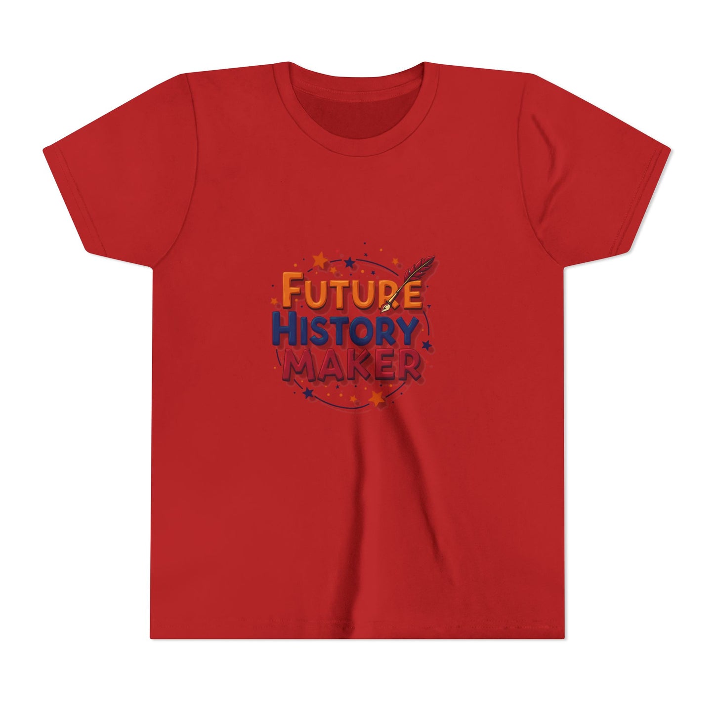 Youth Tee – "Future History Maker" Patriotic Kids T-Shirt (Boys & Girls)