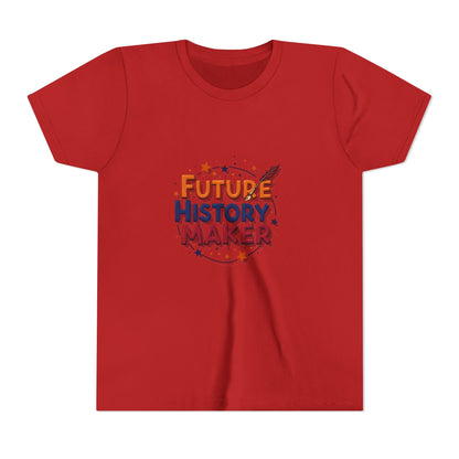 Youth Tee – "Future History Maker" Patriotic Kids T-Shirt (Boys & Girls)