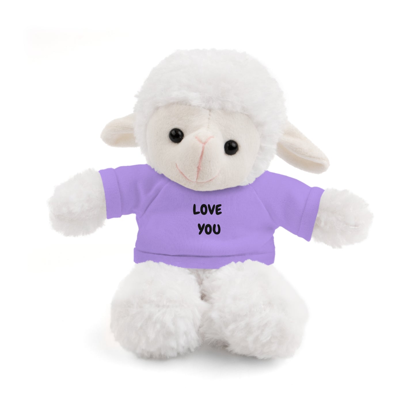 'Love You' Plush Animal with Tee — Cute & Cuddly Stuff with Support for your Home Team