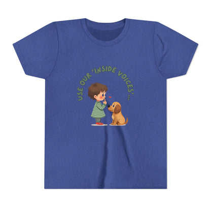 Affirmation Kids T‑Shirt – I Can Use My "Inside Voice" – Back to School Confidence Tee