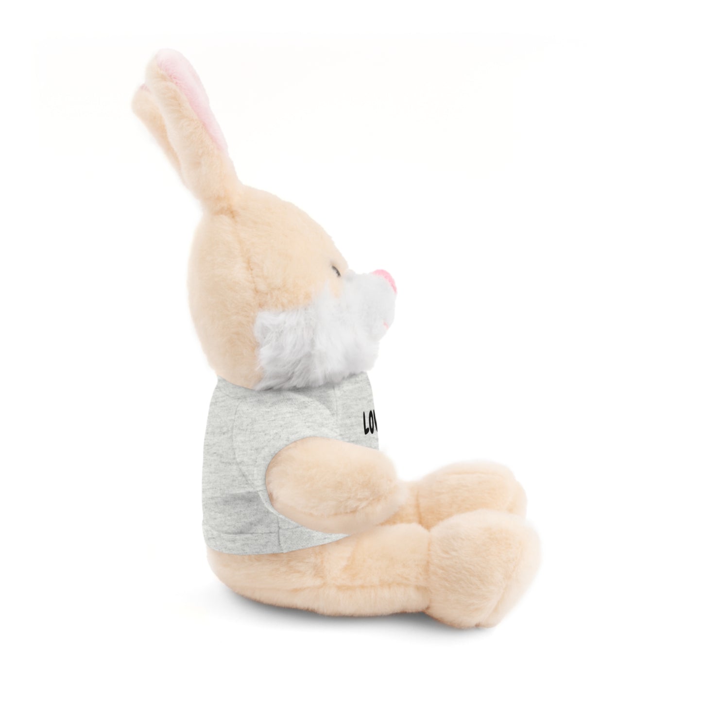 'Love You' Plush Animal with Tee — Cute & Cuddly Stuff with Support for your Home Team
