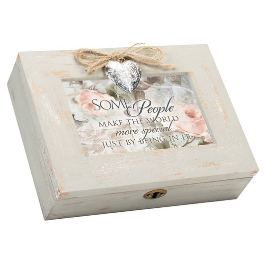 Wooden Box with Locket for Daughter