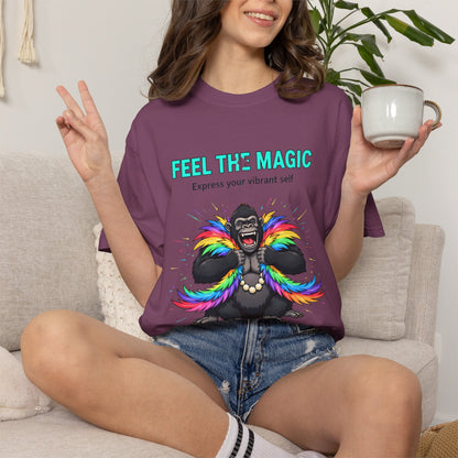 Girl‑Girl™ 01A · “Feel the Magic” Unisex Tee