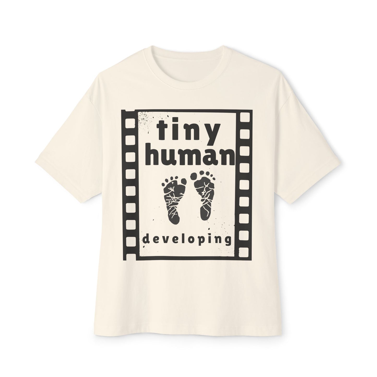 Tiny Human Developing Tee — Pregnancy Announcement T-Shirt