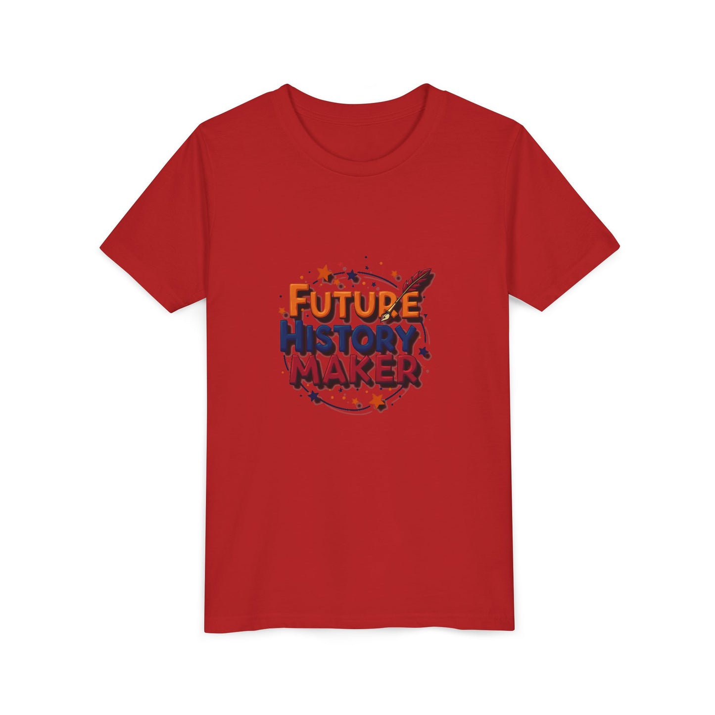 Youth Tee – "Future History Maker" Patriotic Kids T-Shirt (Boys & Girls)
