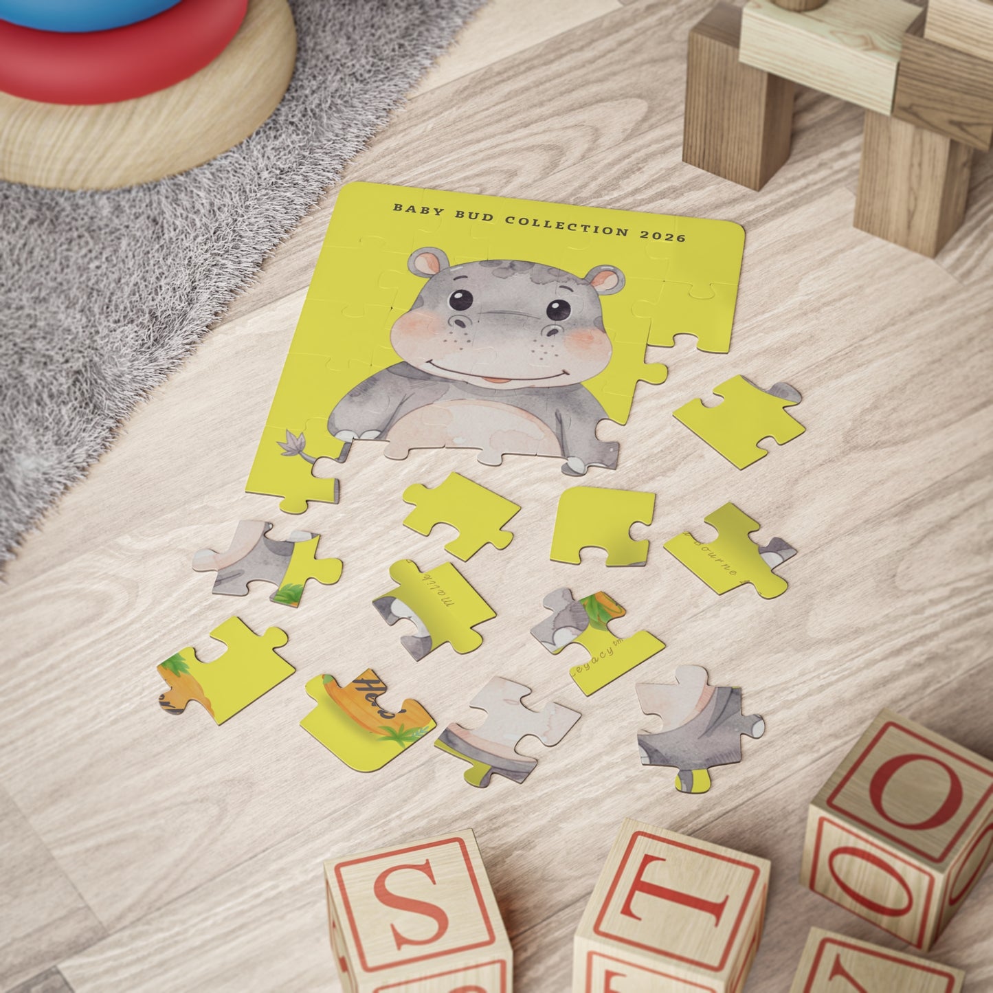 Herb the Hippo — 30-Piece Kids' Puzzle (Baby Bud Collection)