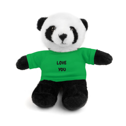 'Love You' Plush Animal with Tee — Cute & Cuddly Stuff with Support for your Home Team