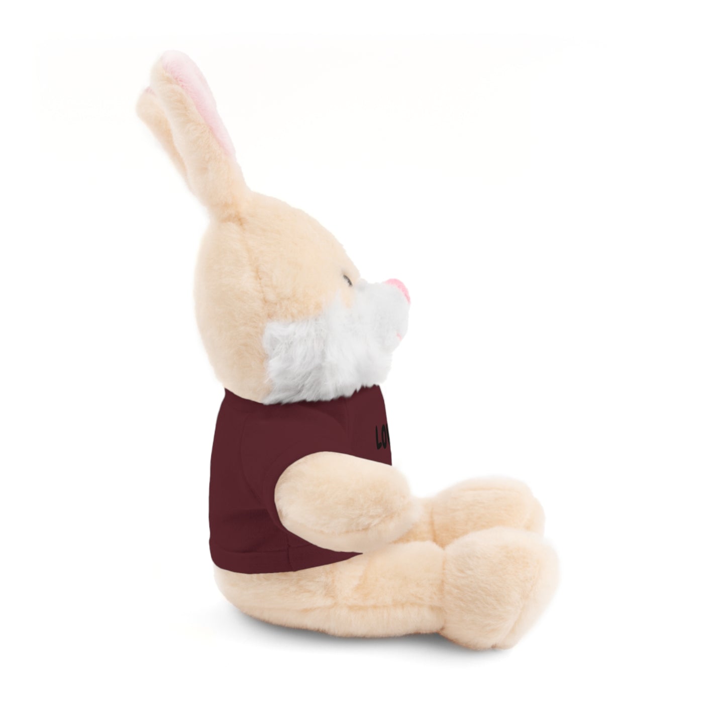 'Love You' Plush Animal with Tee — Cute & Cuddly Stuff with Support for your Home Team
