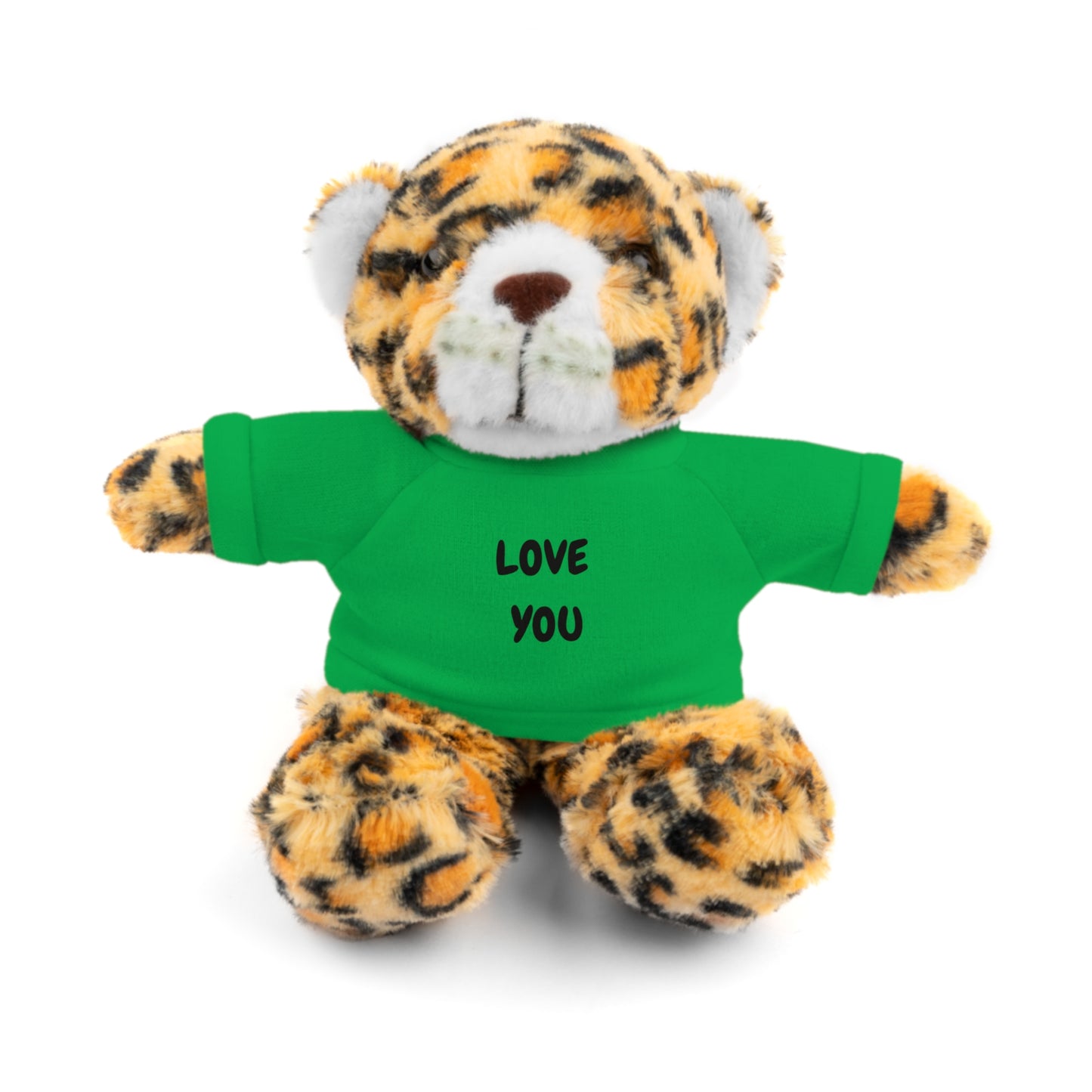 'Love You' Plush Animal with Tee — Cute & Cuddly Stuff with Support for your Home Team