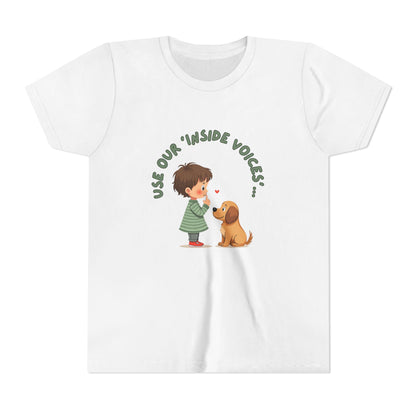 Affirmation Kids T‑Shirt – I Can Use My "Inside Voice" – Back to School Confidence Tee