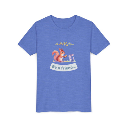 Affirmation Kids T‑Shirt – Be a Friend – Back to School Confidence Tee