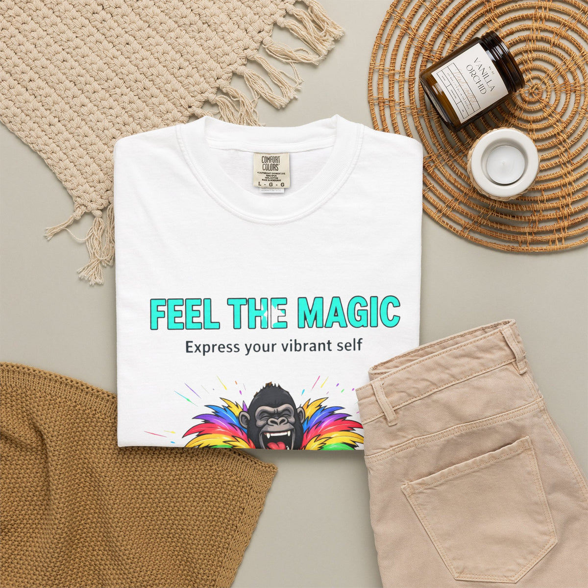 Girl‑Girl™ 01A · “Feel the Magic” Unisex Tee