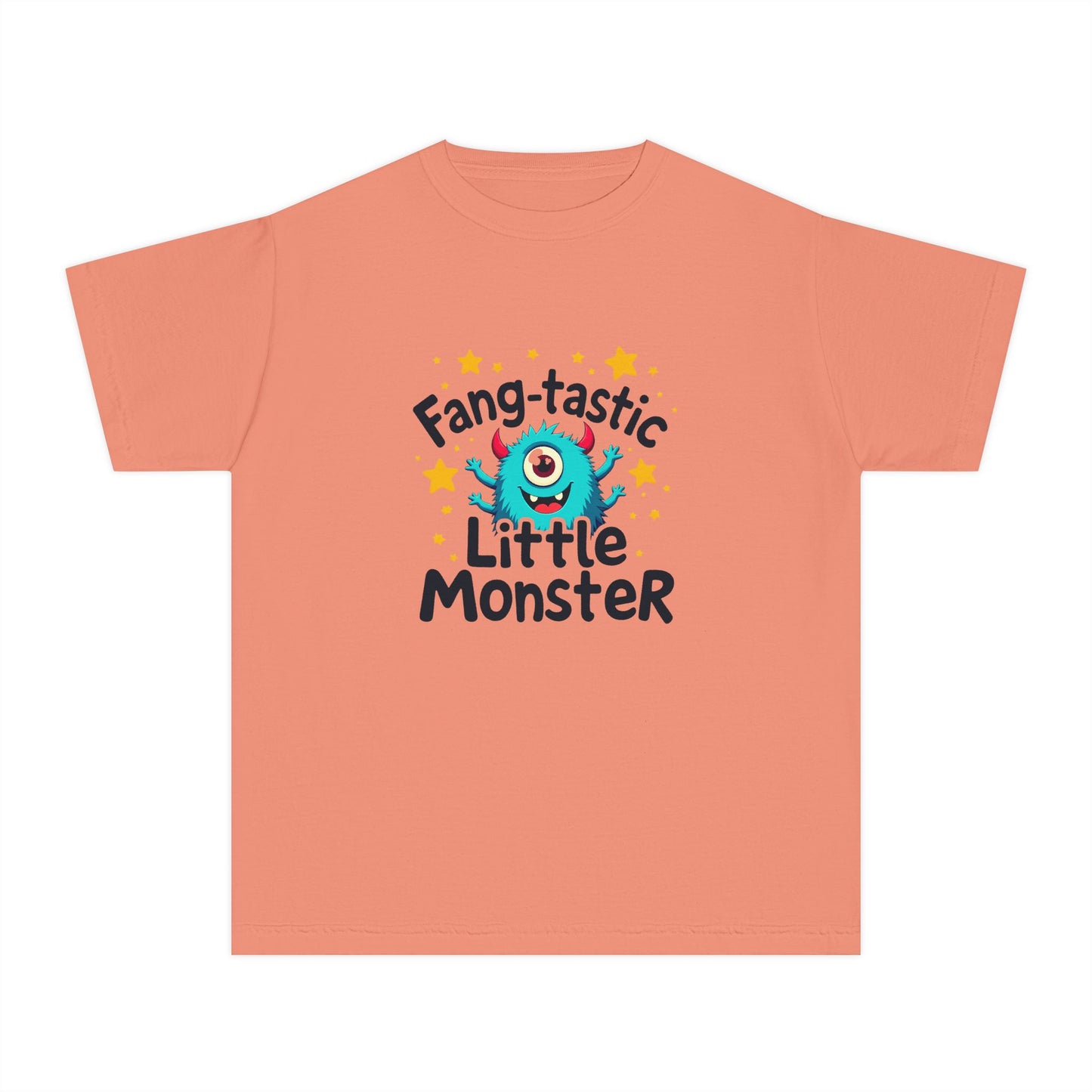Fang-tastic Little Monster Youth Tee — Cute Kid Halloween Shirt