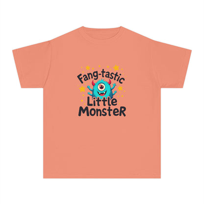 Fang-tastic Little Monster Youth Tee — Cute Kid Halloween Shirt