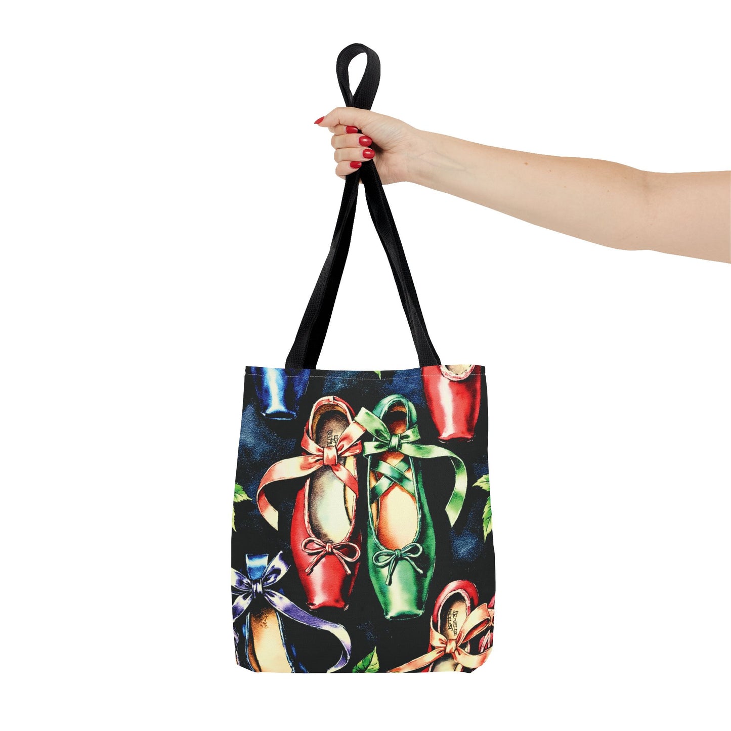 EcoTote: Colorful Ballet Slippers — All‑Over Dance Shoes Carry‑All
