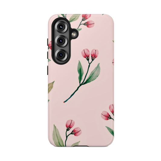 Phone Case: Sweet and Sassy Pink Floral — Tough and Protective Cover