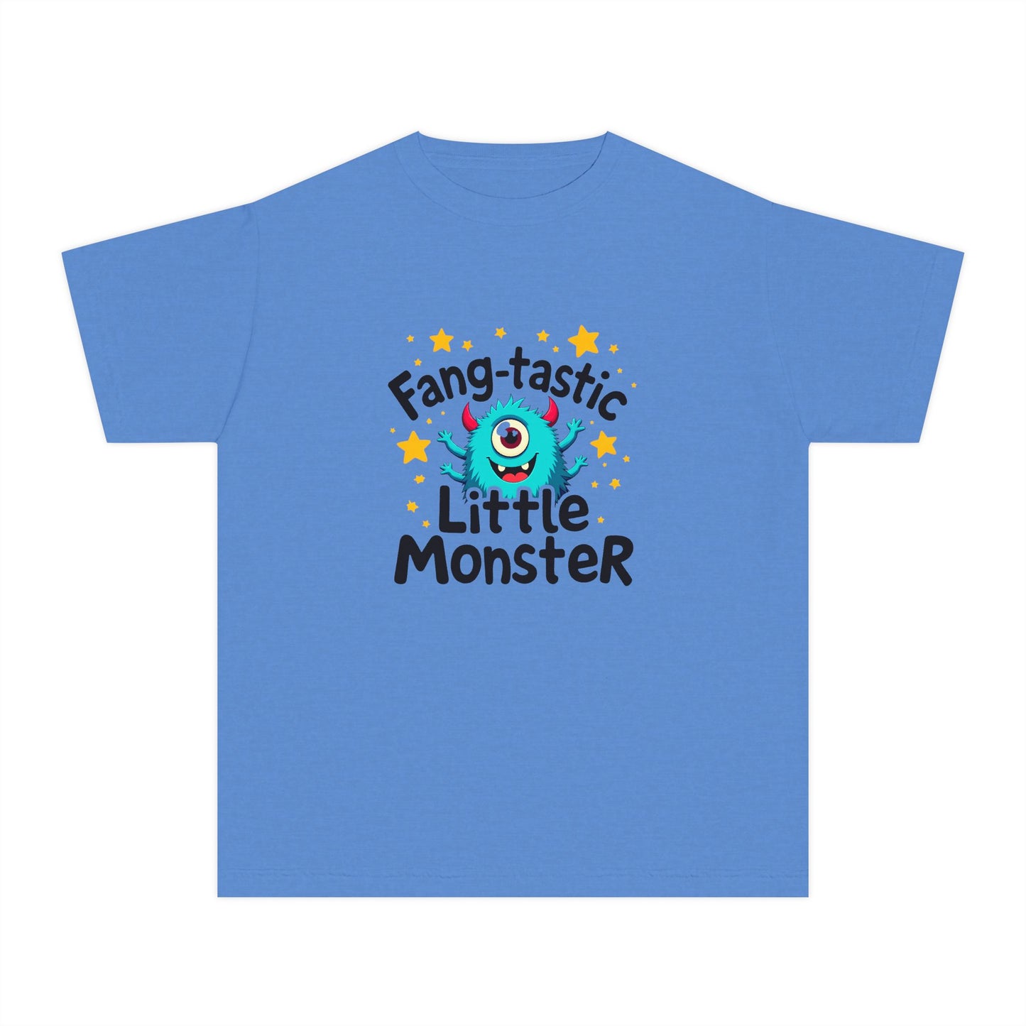 Fang-tastic Little Monster Youth Tee — Cute Kid Halloween Shirt