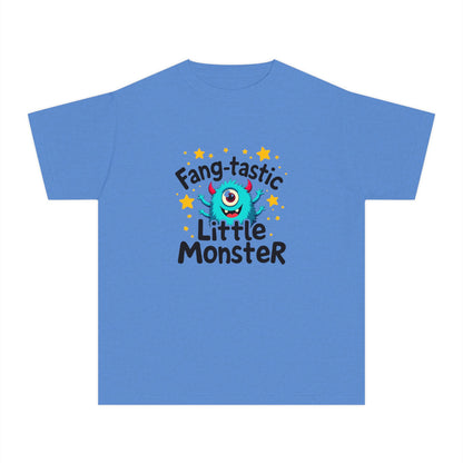 Fang-tastic Little Monster Youth Tee — Cute Kid Halloween Shirt