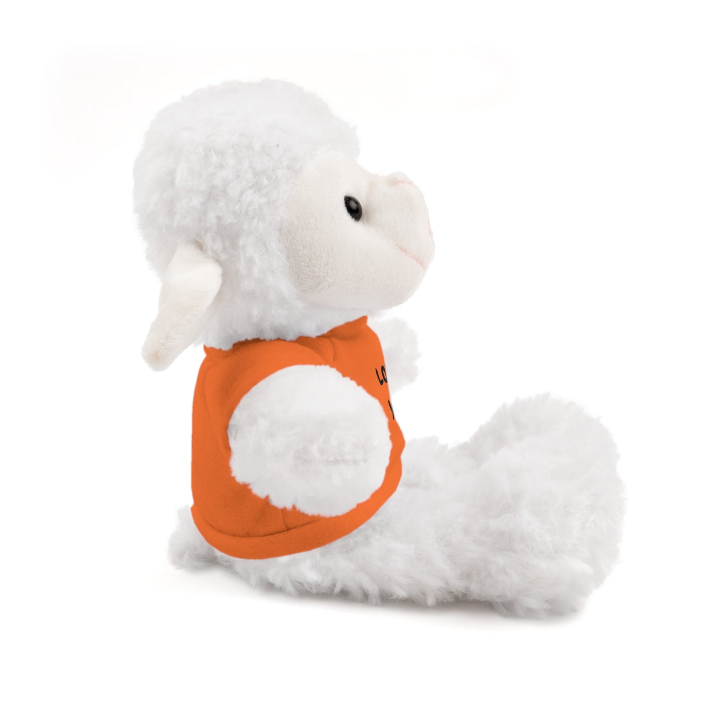 'Love You' Plush Animal with Tee — Cute & Cuddly Stuff with Support for your Home Team