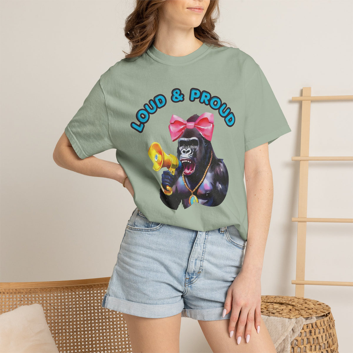 Girl‑Girl™ 01A · “Loud & Proud” Cheerleader Unisex Tee