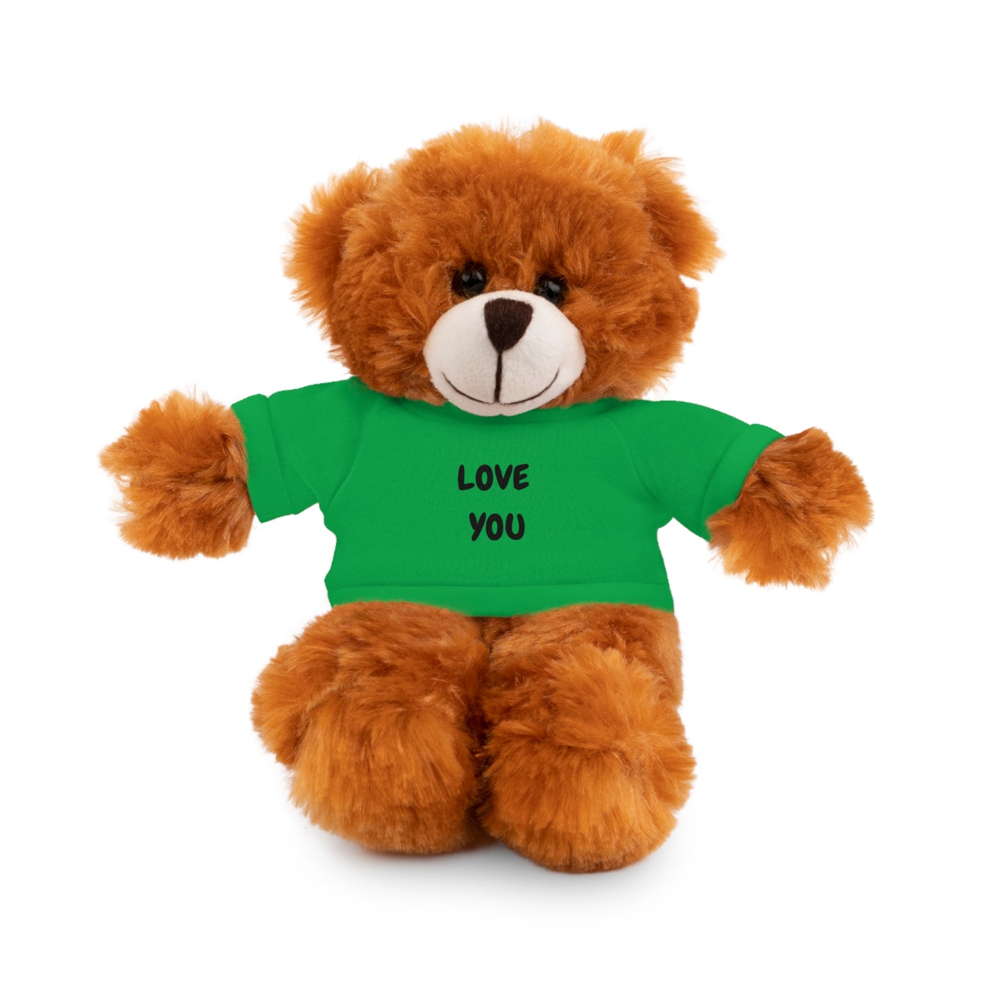'Love You' Plush Animal with Tee — Cute & Cuddly Stuff with Support for your Home Team
