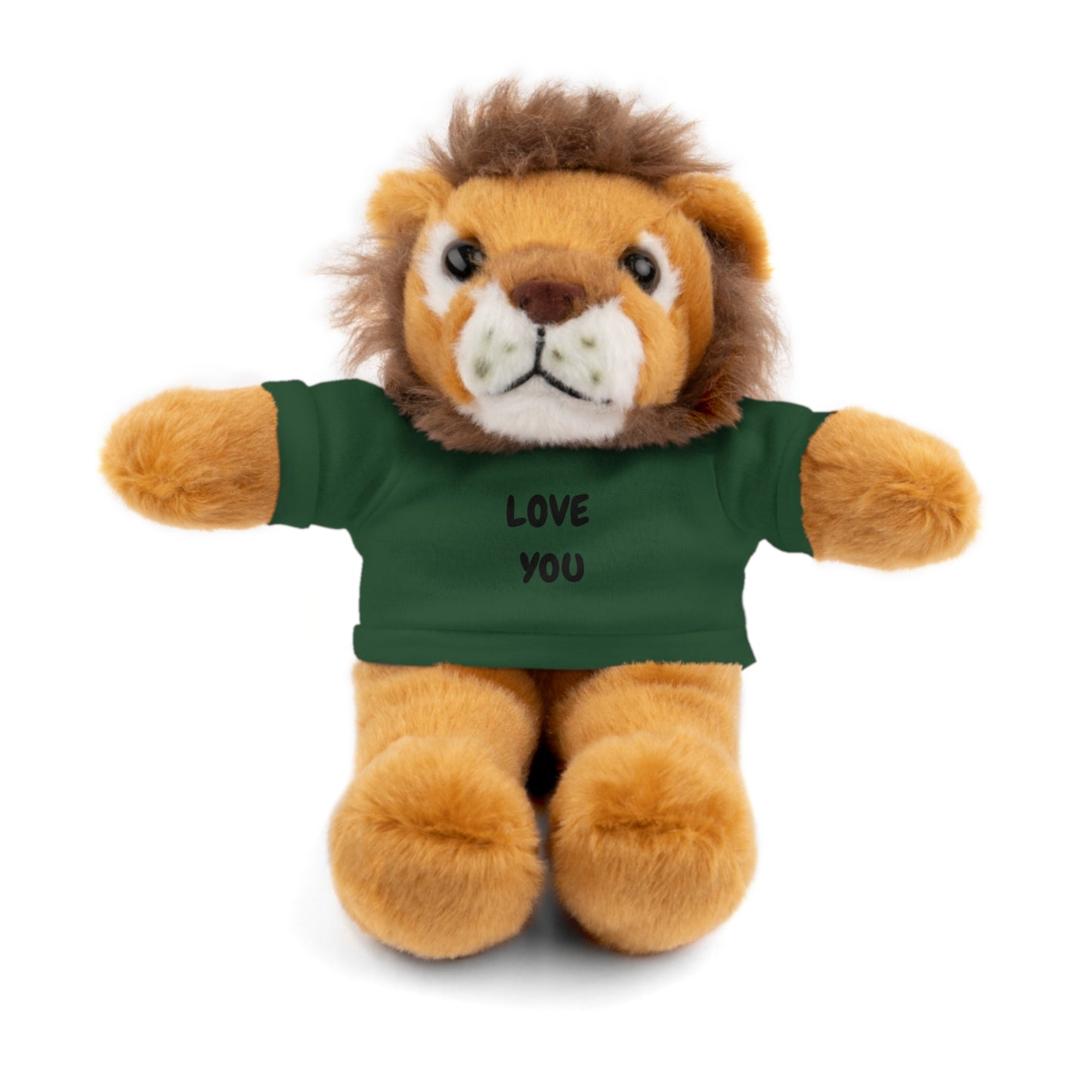 'Love You' Plush Animal with Tee — Cute & Cuddly Stuff with Support for your Home Team
