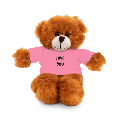 'Love You' Plush Animal with Tee — Cute & Cuddly Stuff with Support for your Home Team