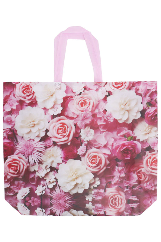 Floral Bloom Print Multi-use Shopper Eco Bag: Reusable Gift Bag