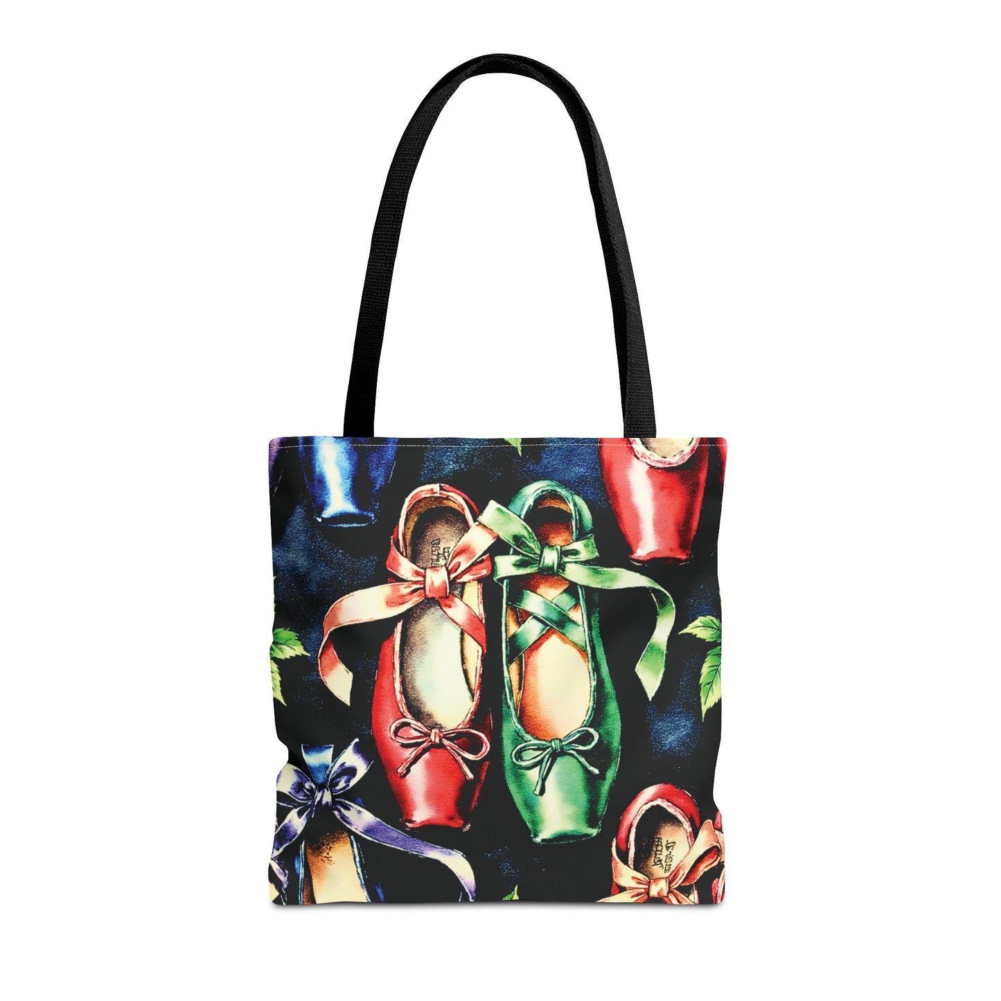 EcoTote: Colorful Ballet Slippers — All‑Over Dance Shoes Carry‑All
