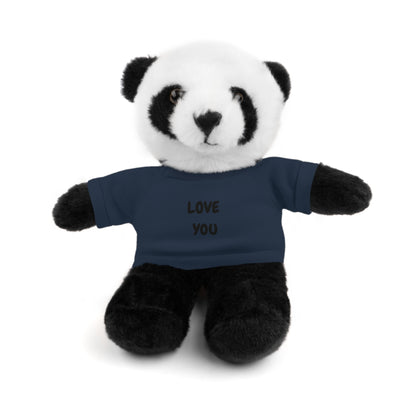 'Love You' Plush Animal with Tee — Cute & Cuddly Stuff with Support for your Home Team