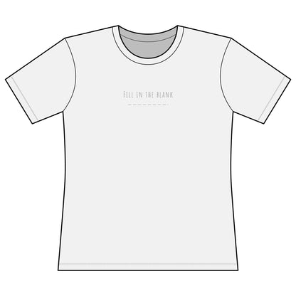 Very Important Tee — Women's Fitted Graphic T‑Shirt (Minimal Front Text)
