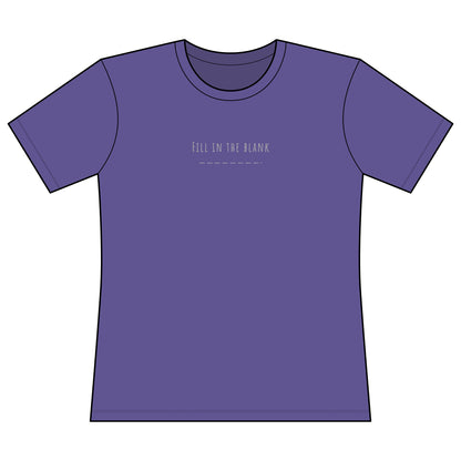 Very Important Tee — Women's Fitted Graphic T‑Shirt (Minimal Front Text)