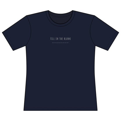 Very Important Tee — Women's Fitted Graphic T‑Shirt (Minimal Front Text)