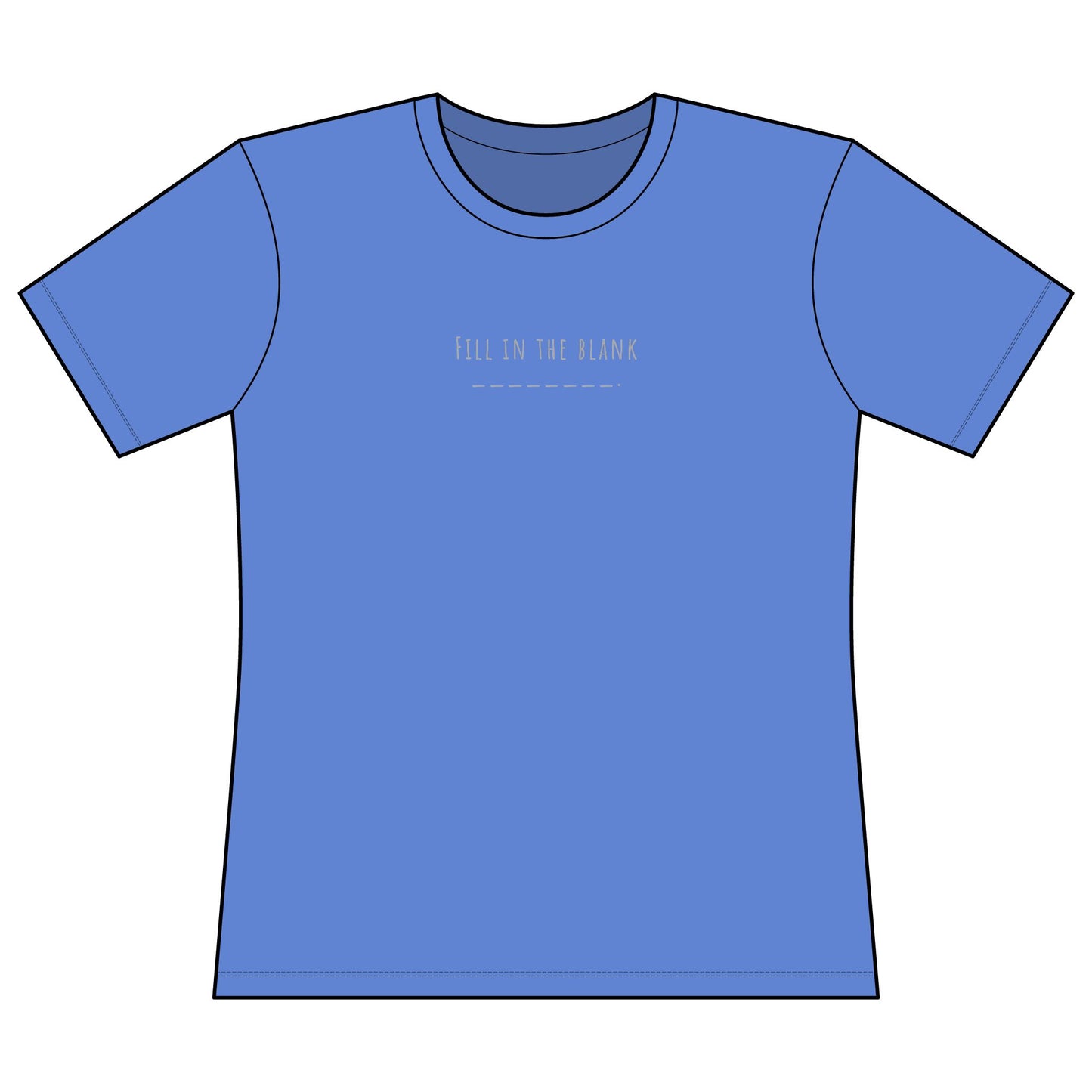 Very Important Tee — Women's Fitted Graphic T‑Shirt (Minimal Front Text)