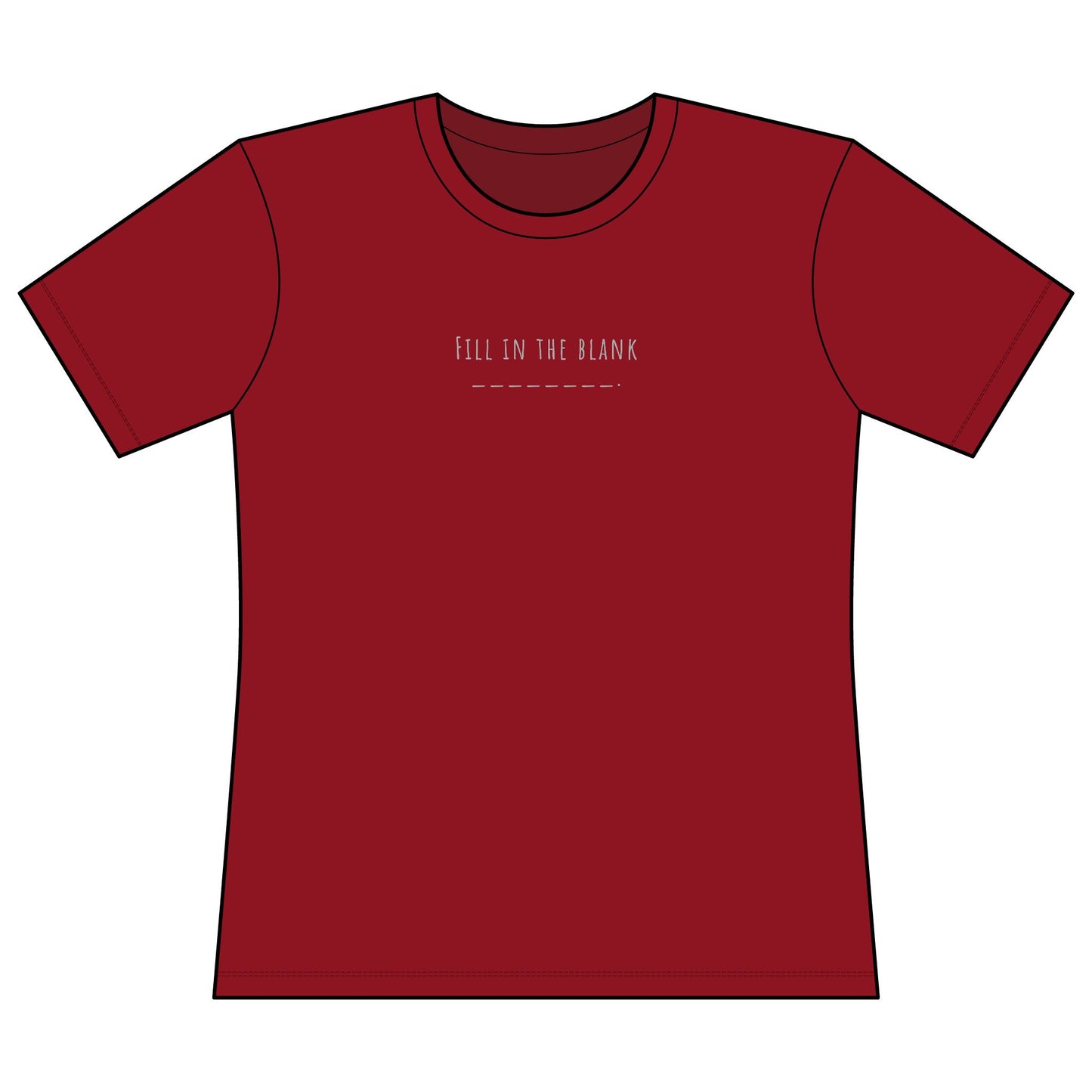 Very Important Tee — Women's Fitted Graphic T‑Shirt (Minimal Front Text)