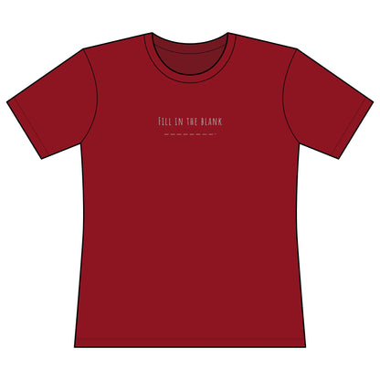 Very Important Tee — Women's Fitted Graphic T‑Shirt (Minimal Front Text)