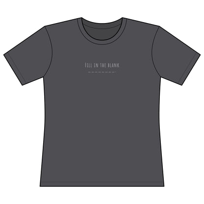Very Important Tee — Women's Fitted Graphic T‑Shirt (Minimal Front Text)