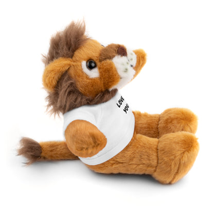 'Love You' Plush Animal with Tee — Cute & Cuddly Stuff with Support for your Home Team