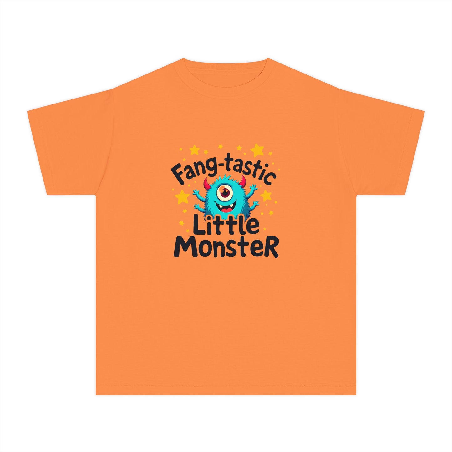 Fang-tastic Little Monster Youth Tee — Cute Kid Halloween Shirt