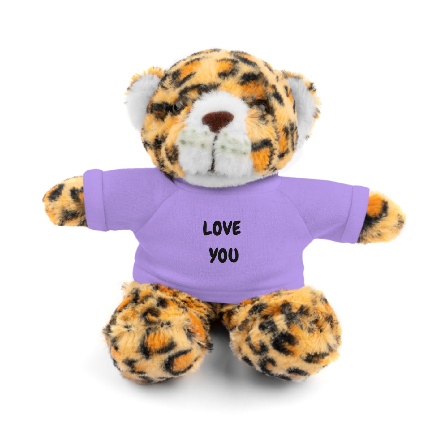 'Love You' Plush Animal with Tee — Cute & Cuddly Stuff with Support for your Home Team